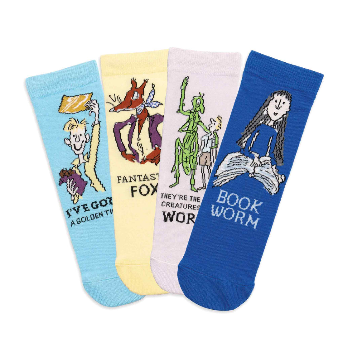 Roald Dahl Kids Socks 4 Pack