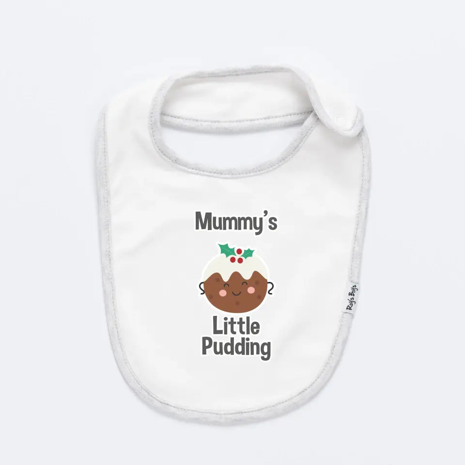 Personalised Little Pudding Baby Bib