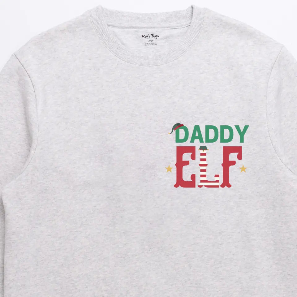 Personalised Elf Family Adult Sweatshirt