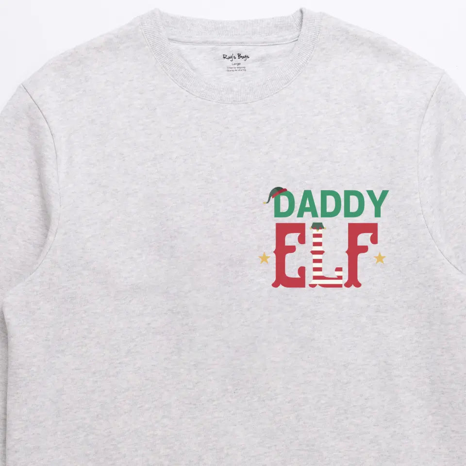 Personalised Elf Family Adult Sweatshirt