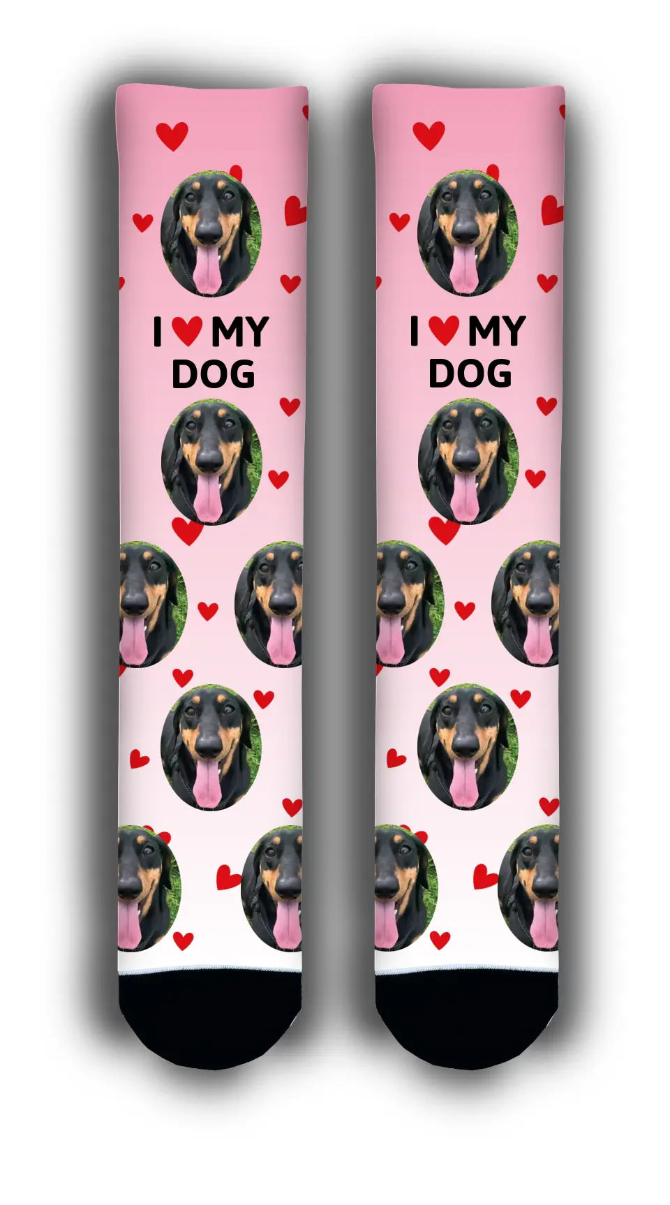 I Love My... Personalised Dog Socks