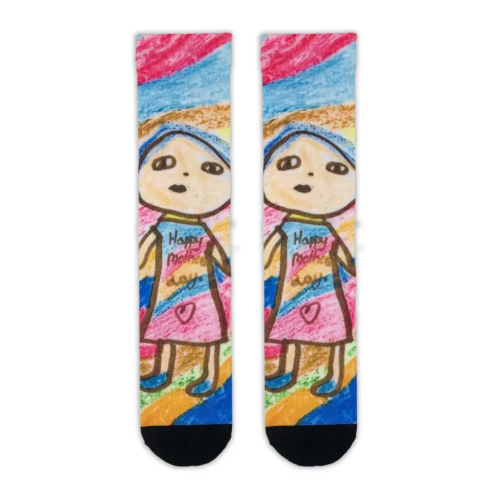 Draw Mummy Personalised Socks