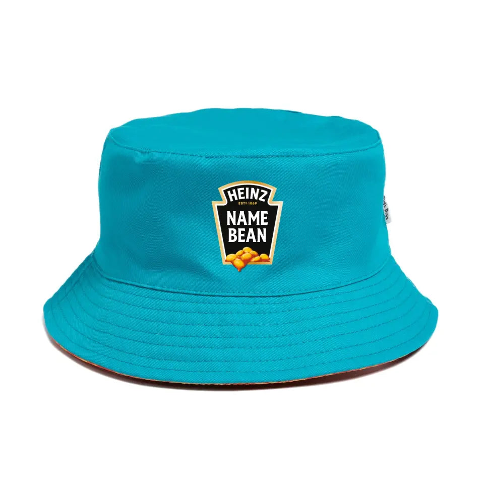 Personalised Bean Kids Reversible Bucket Hat