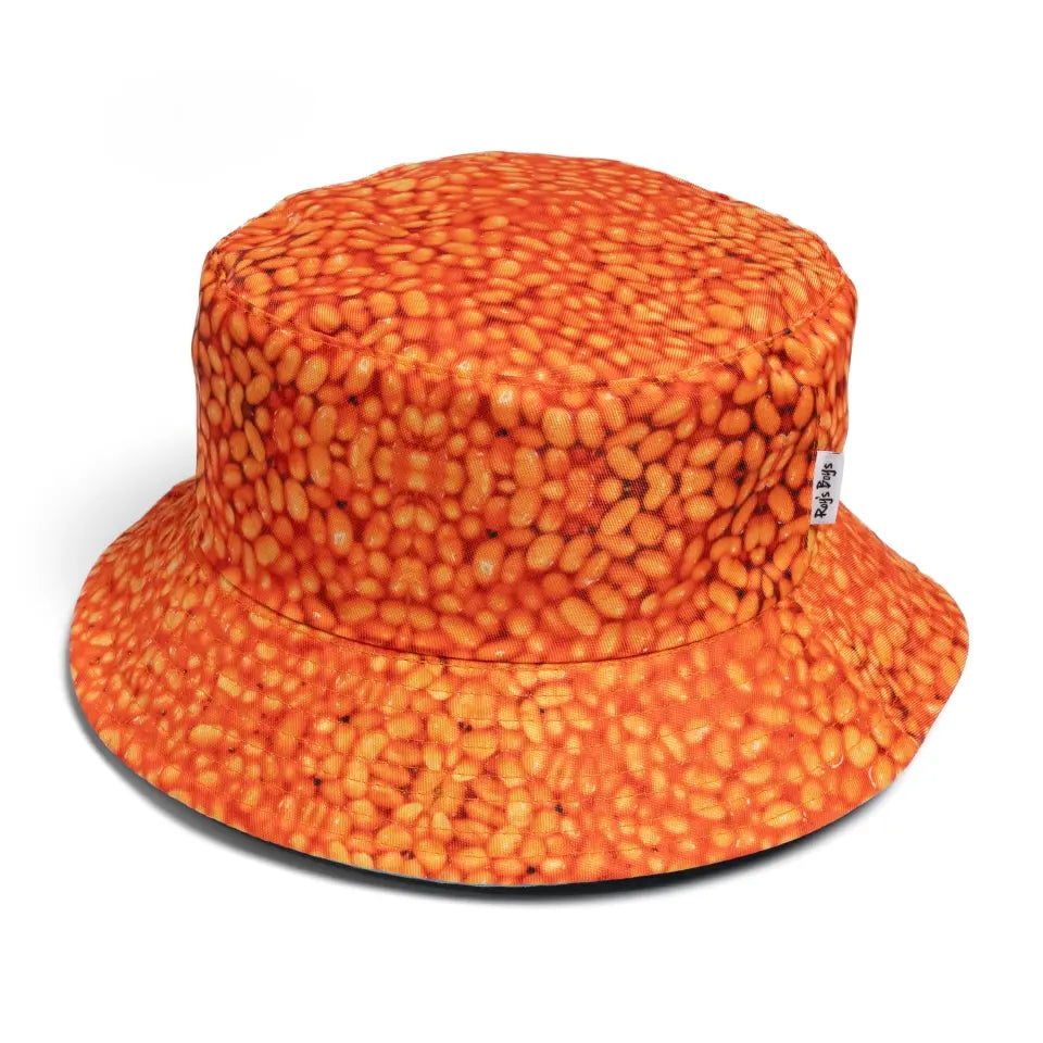 Personalised Bean Adult Reversible Bucket Hat
