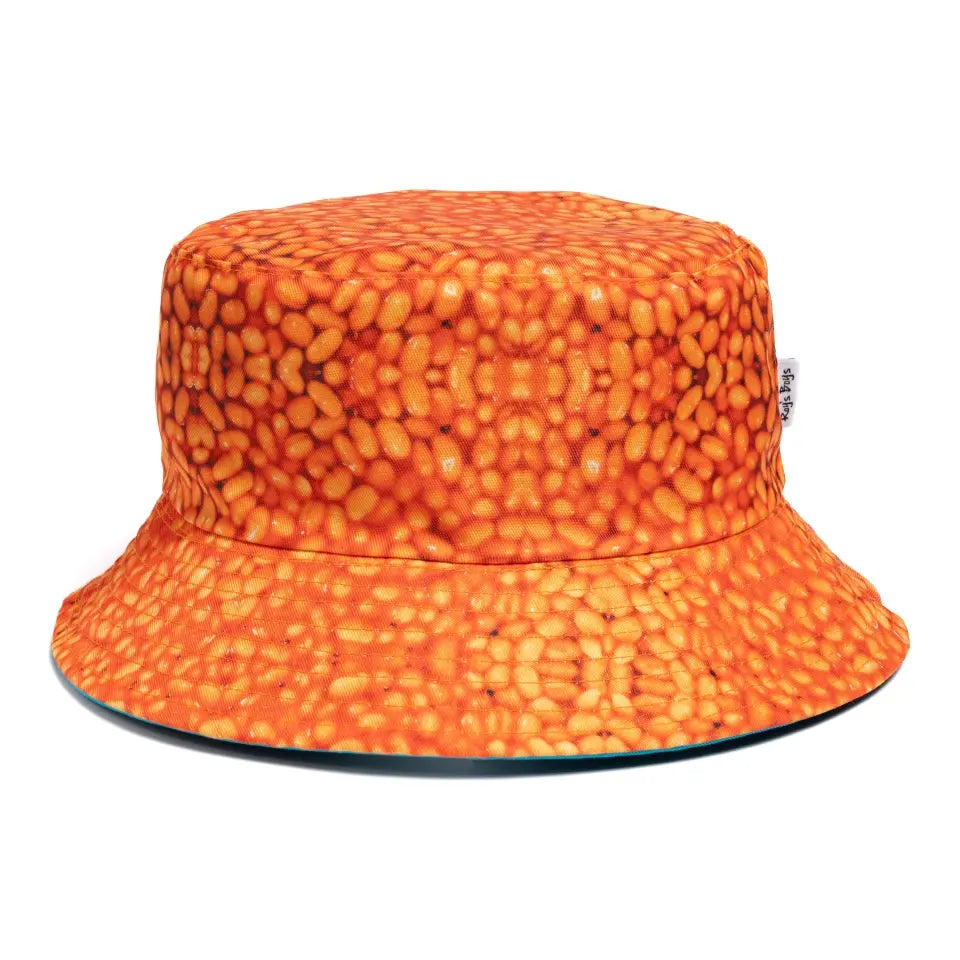 Personalised Bean Adult Reversible Bucket Hat