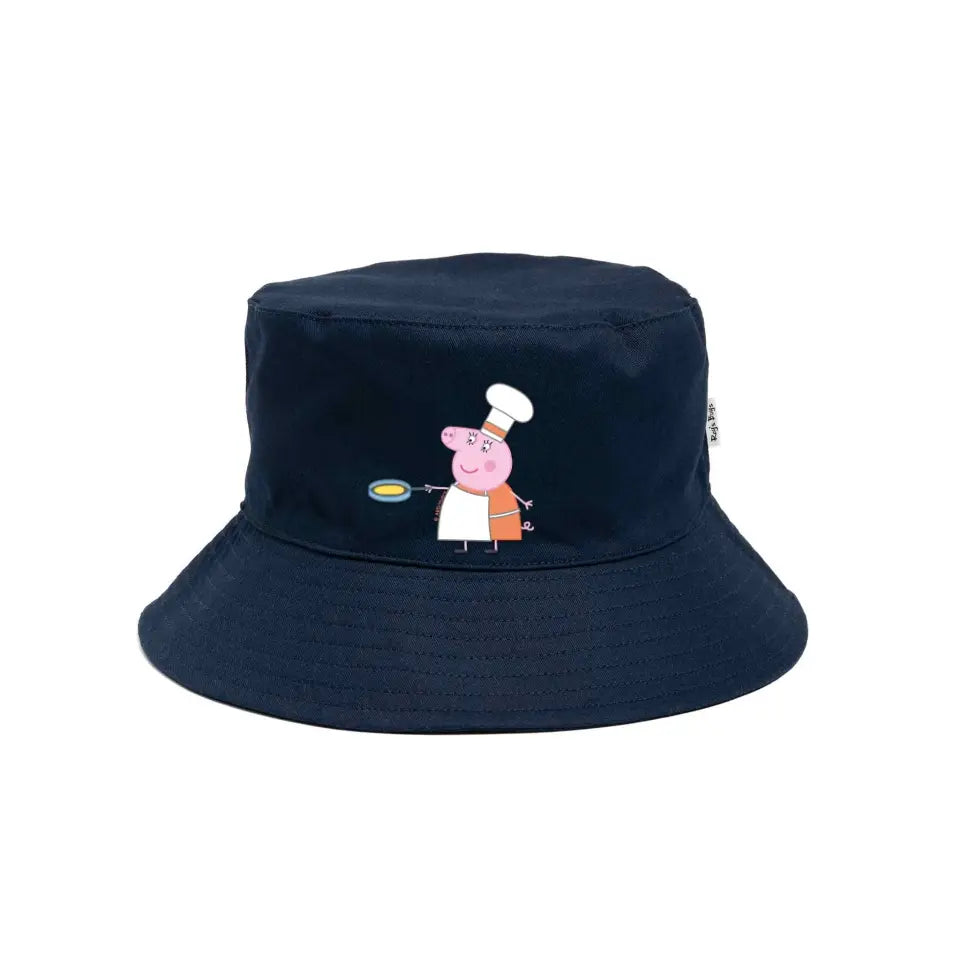 Personalised Mummy Pig Adult Bucket Hat