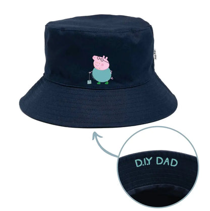 Personalised Daddy Pig Adult Bucket Hat