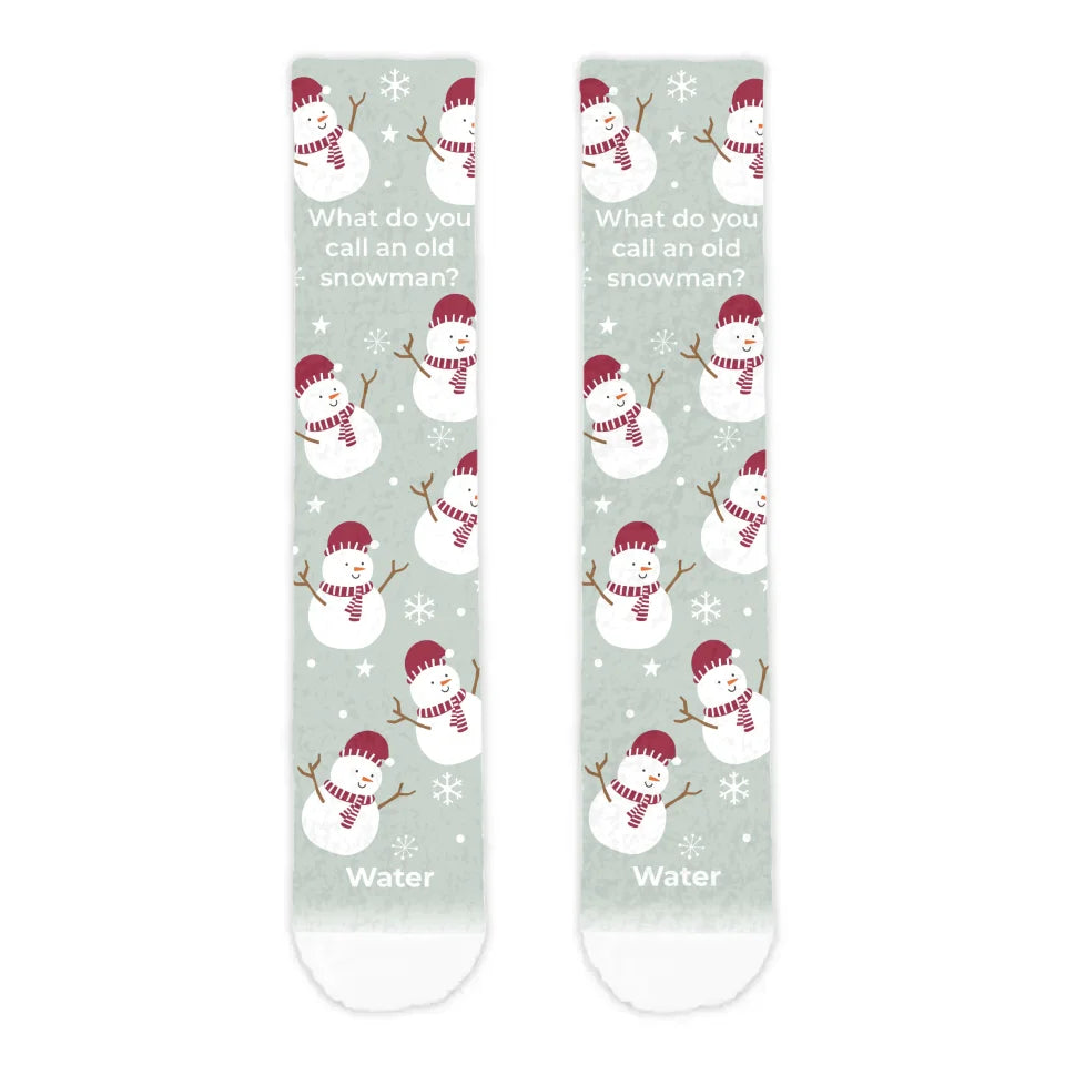 Christmas Jokes Personalised Cosy Socks