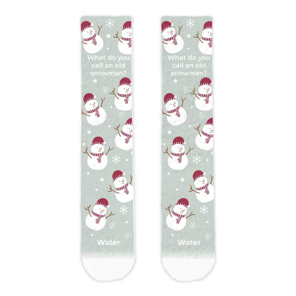 Christmas Jokes Personalised Cosy Socks