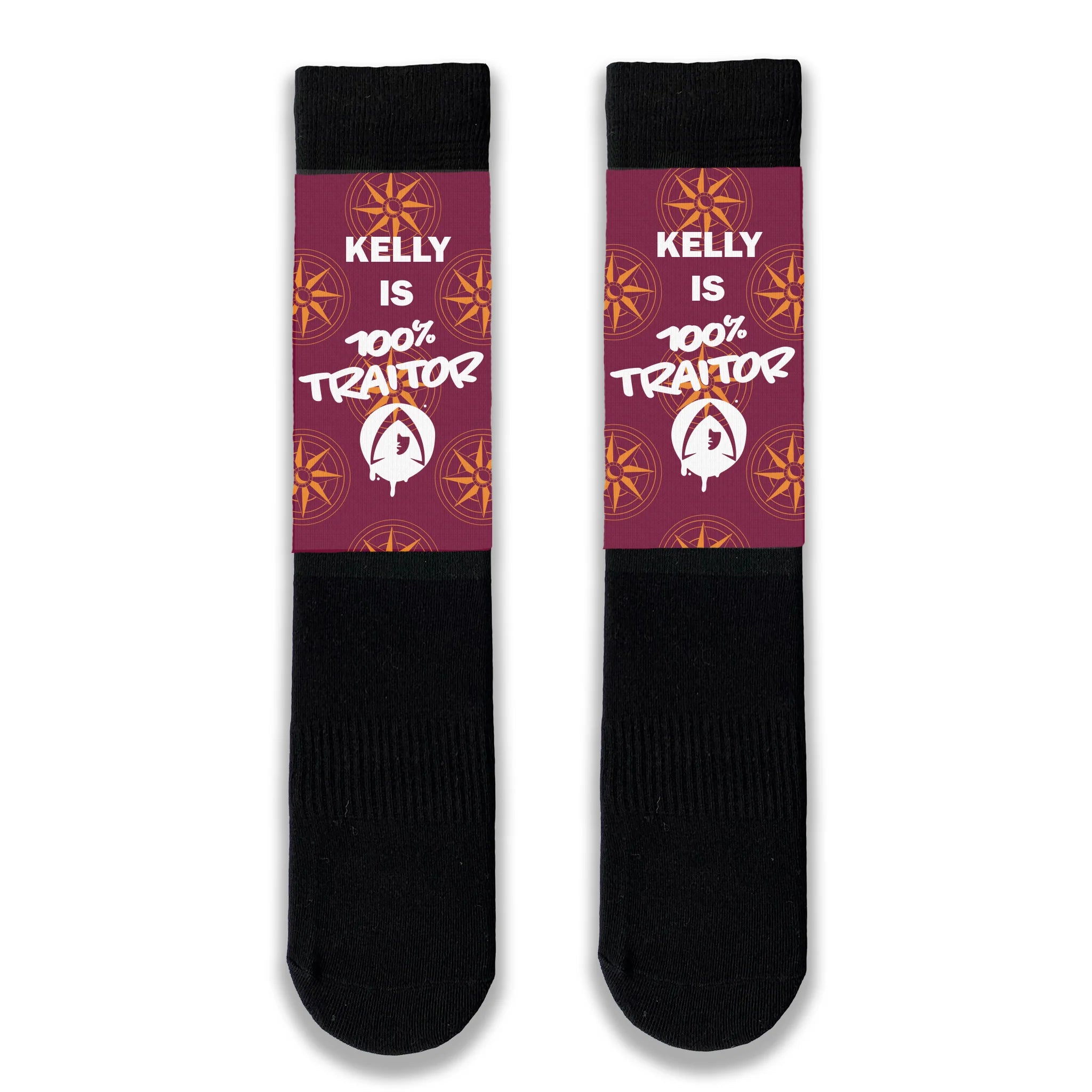 Personalised Name The Traitors Adult Socks