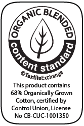68% Organic Cotton