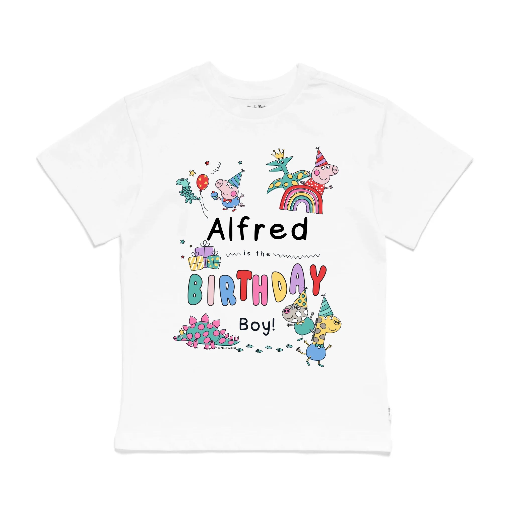 Roys Boys White T-Shirt Imagery_0009_Older Kids Front