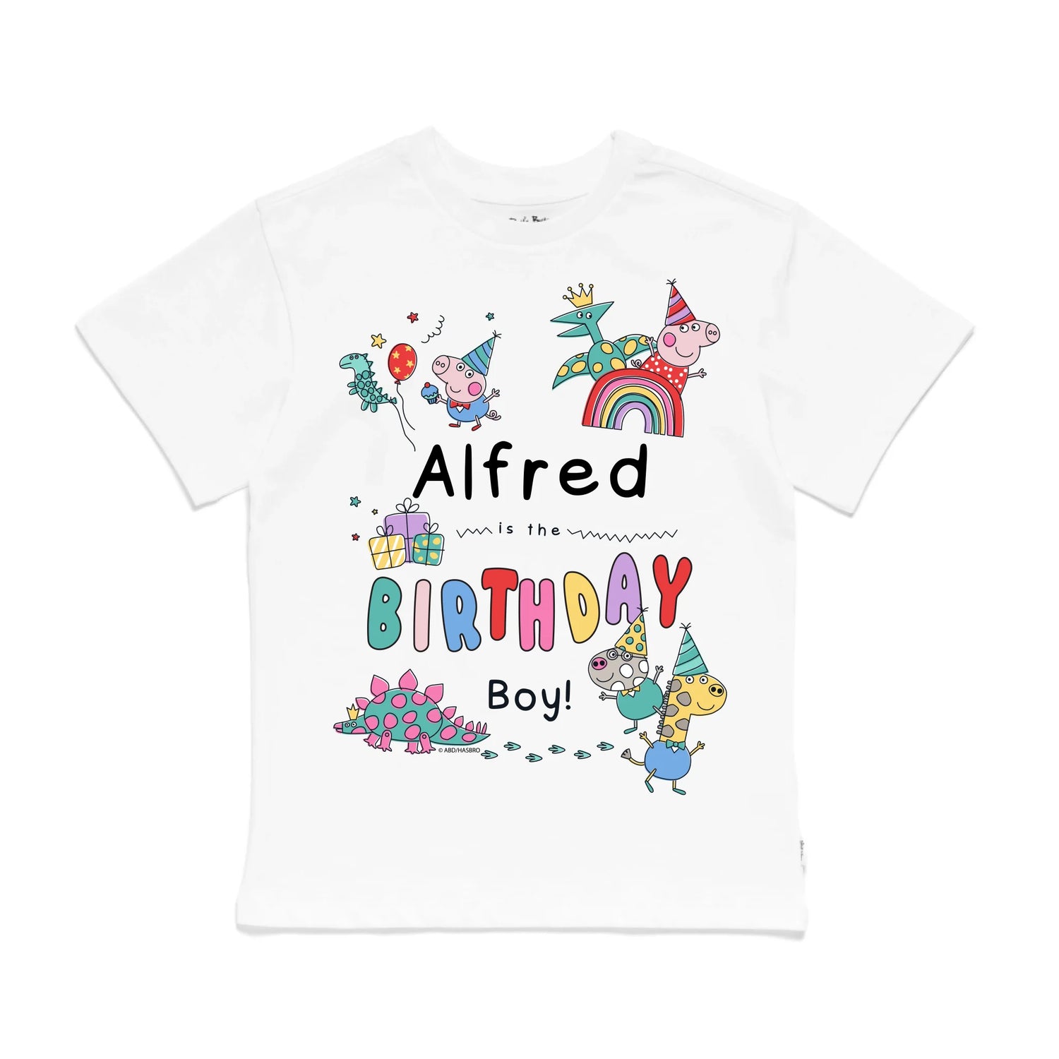 Roys Boys White T-Shirt Imagery_0009_Older Kids Front