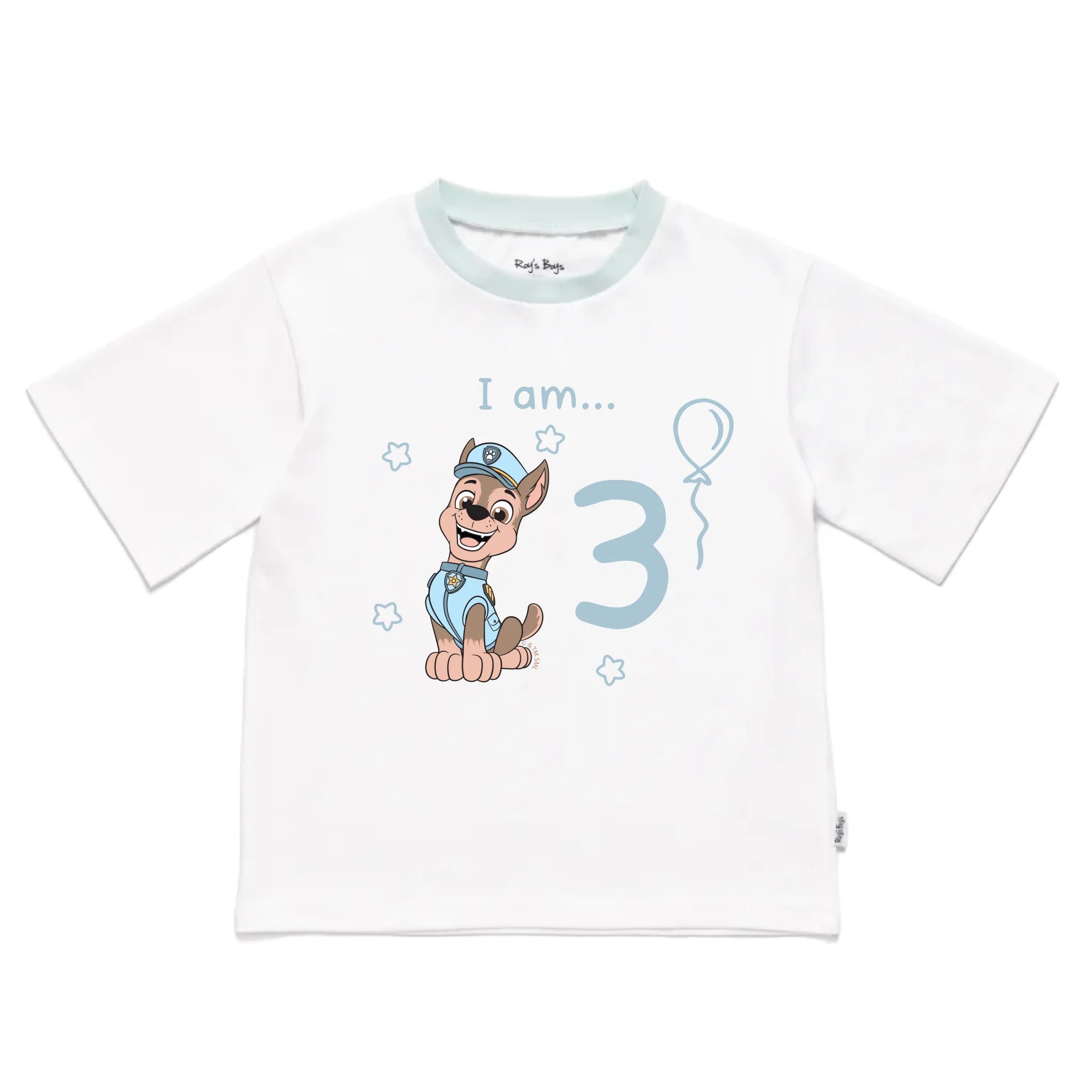 Roys_Boys_Pyjamas_Blank_Short_Sleeve_Tee_front