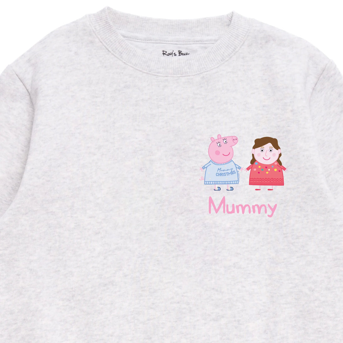 Personalised Person Christmas Peppa Pig Adult Sweatshirt
