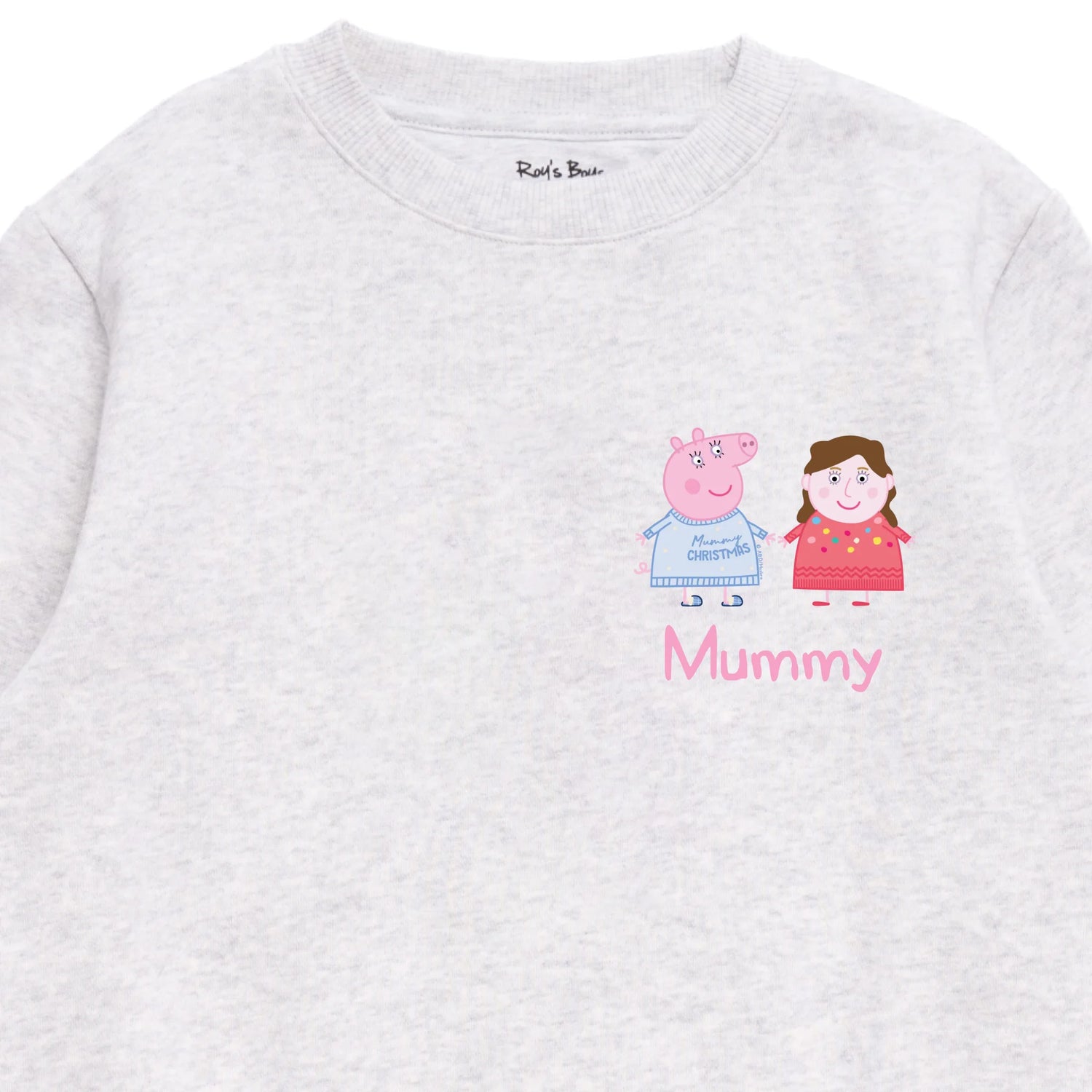 Personalised Person Christmas Peppa Pig Adult Sweatshirt
