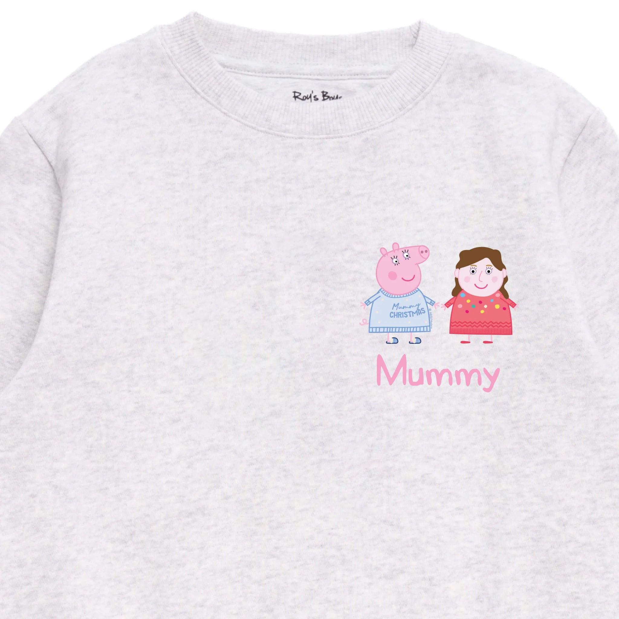 Personalised Person Christmas Peppa Pig Adult Sweatshirt
