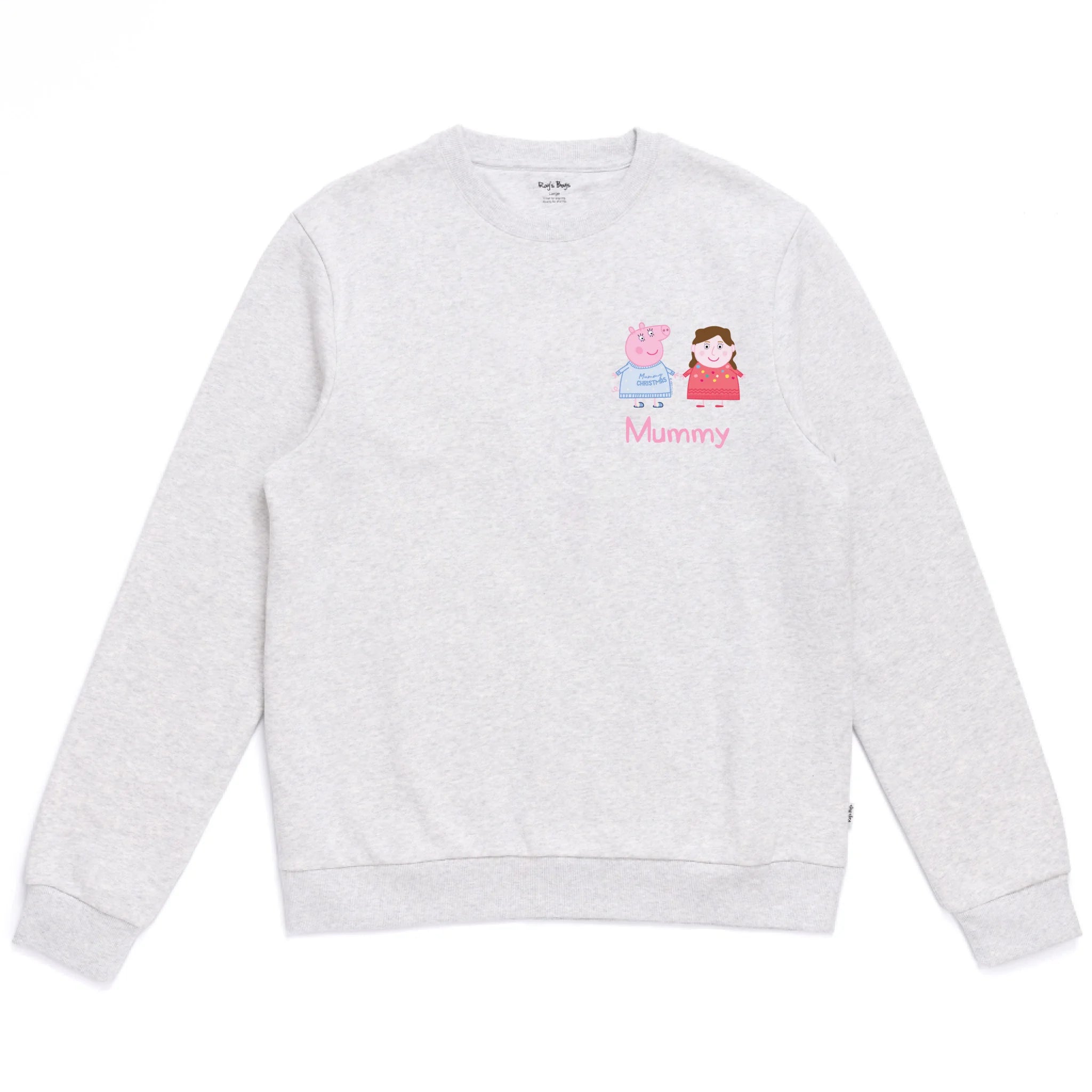 Personalised Person Christmas Peppa Pig Adult Sweatshirt