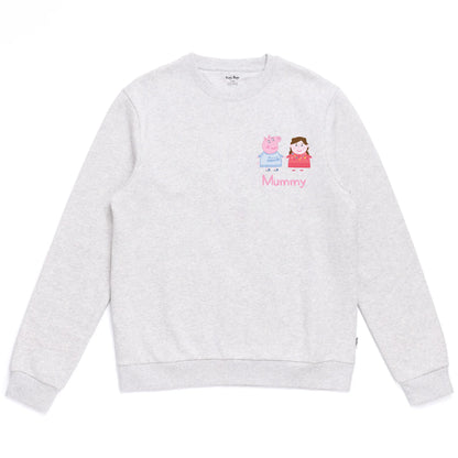 Personalised Person Christmas Peppa Pig Adult Sweatshirt