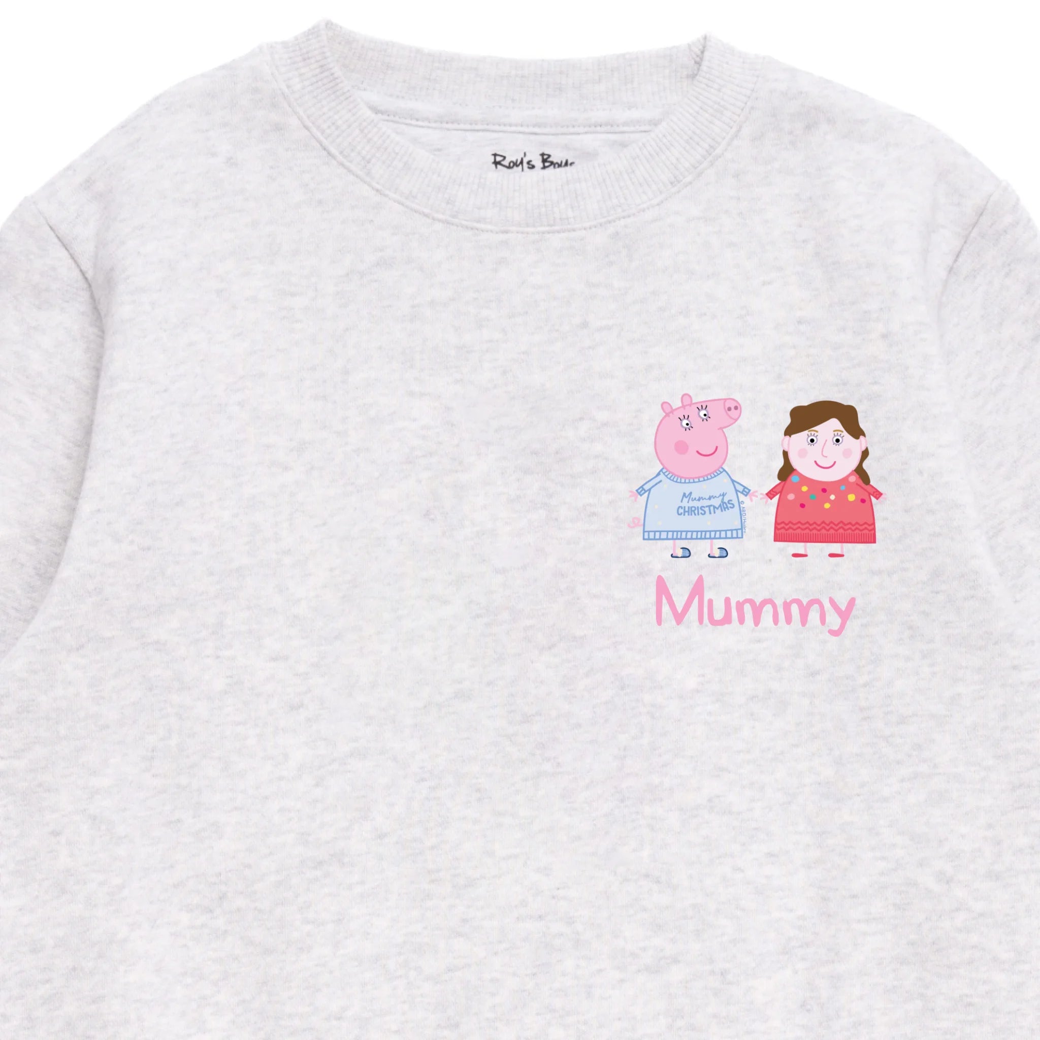 Personalised Person Christmas Peppa Pig Adult Sweatshirt