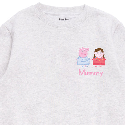 Personalised Person Christmas Peppa Pig Adult Sweatshirt