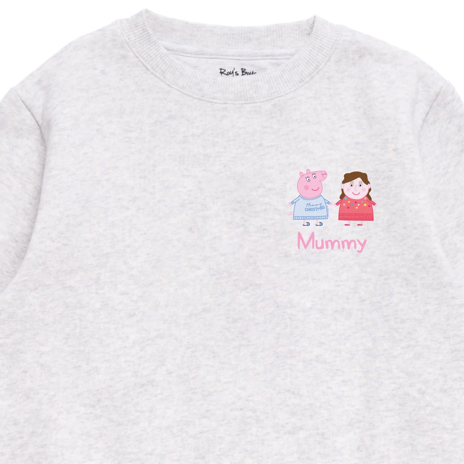 Personalised Person Christmas Peppa Pig Adult Sweatshirt