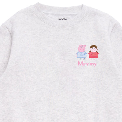 Personalised Person Christmas Peppa Pig Adult Sweatshirt