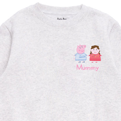 Personalised Person Christmas Peppa Pig Adult Sweatshirt