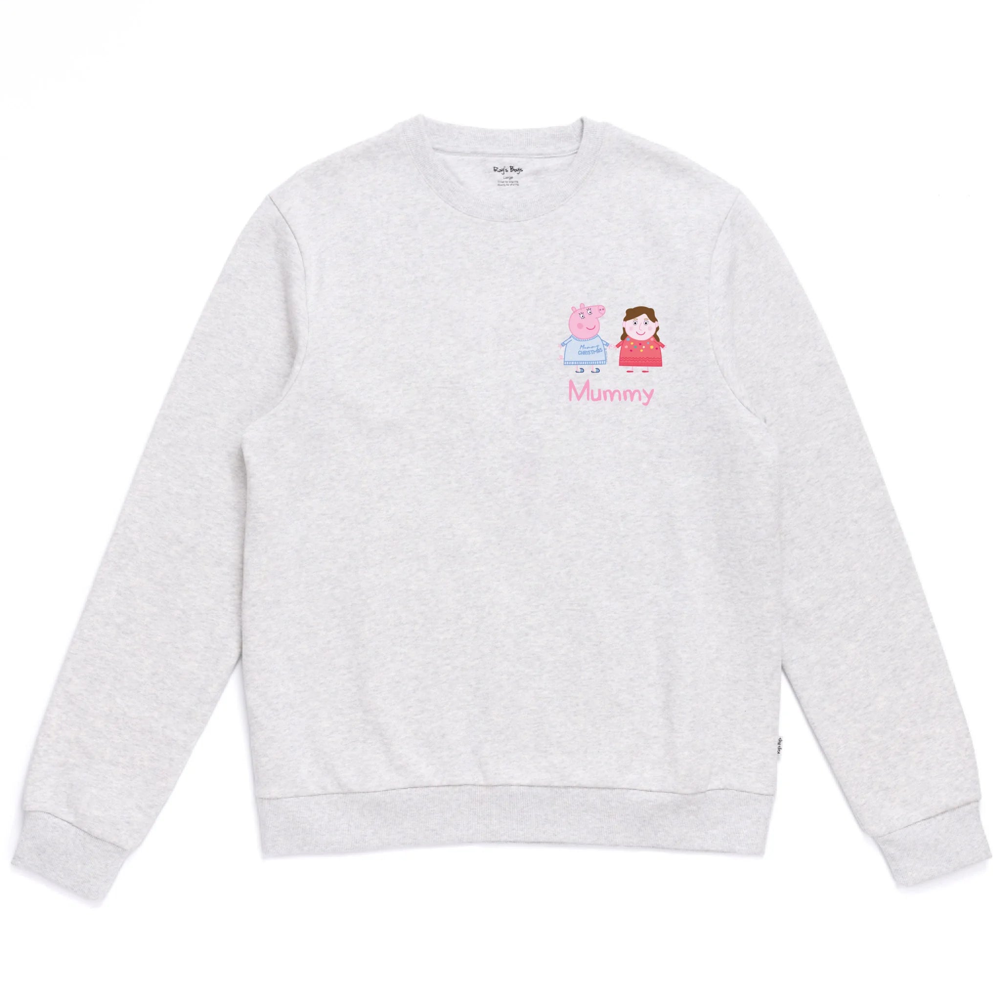 Personalised Person Christmas Peppa Pig Adult Sweatshirt