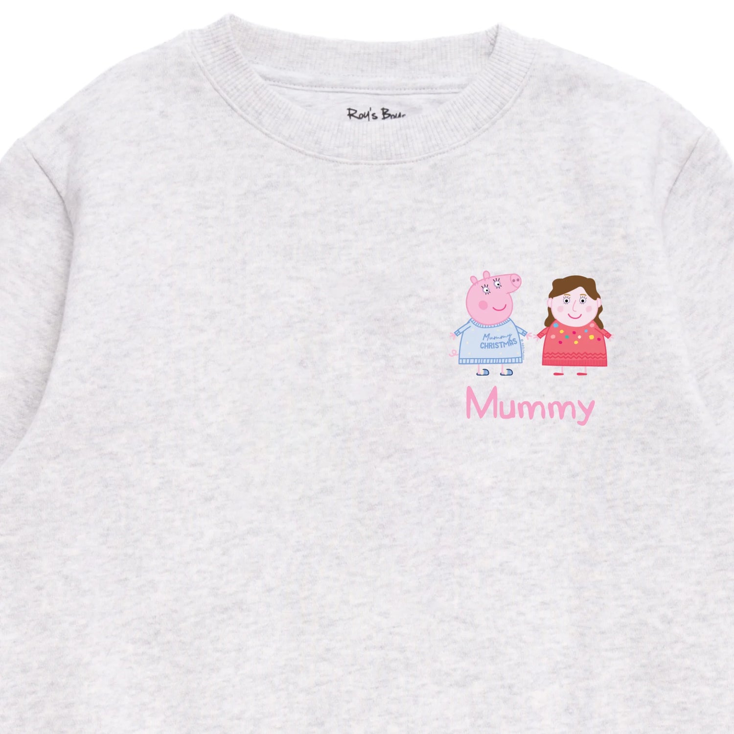 Personalised Person Christmas Peppa Pig Adult Sweatshirt