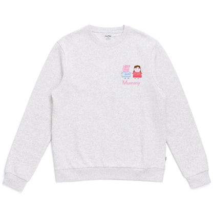 Personalised Person Christmas Peppa Pig Adult Sweatshirt