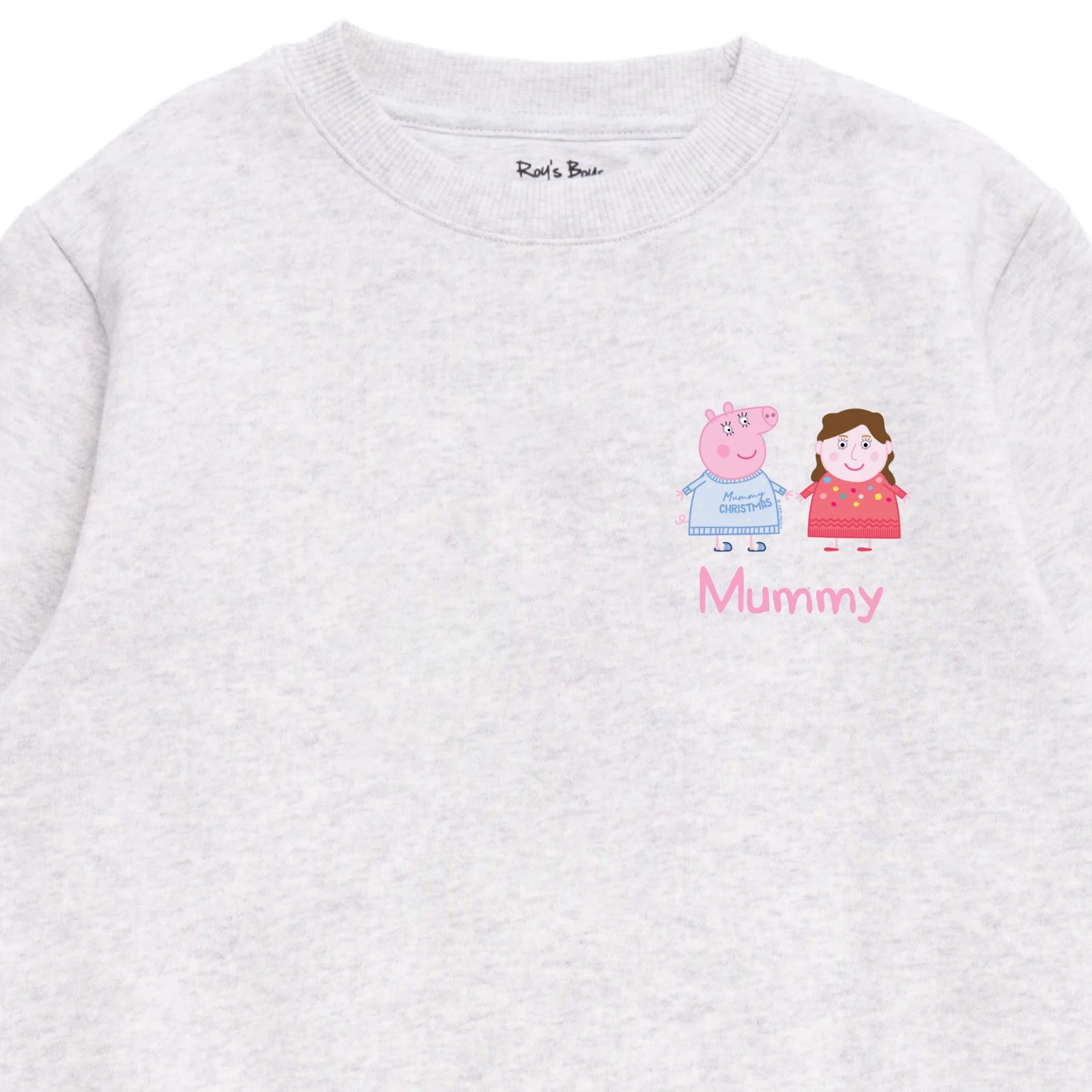 Personalised Person Christmas Peppa Pig Adult Sweatshirt