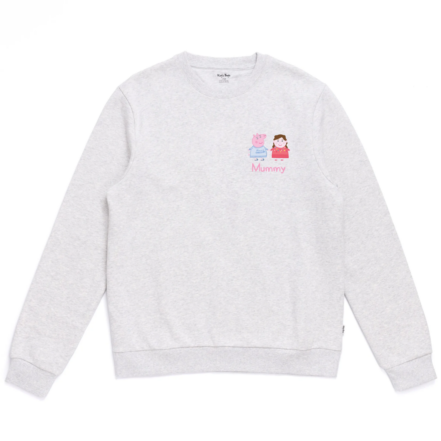 Personalised Person Christmas Peppa Pig Adult Sweatshirt