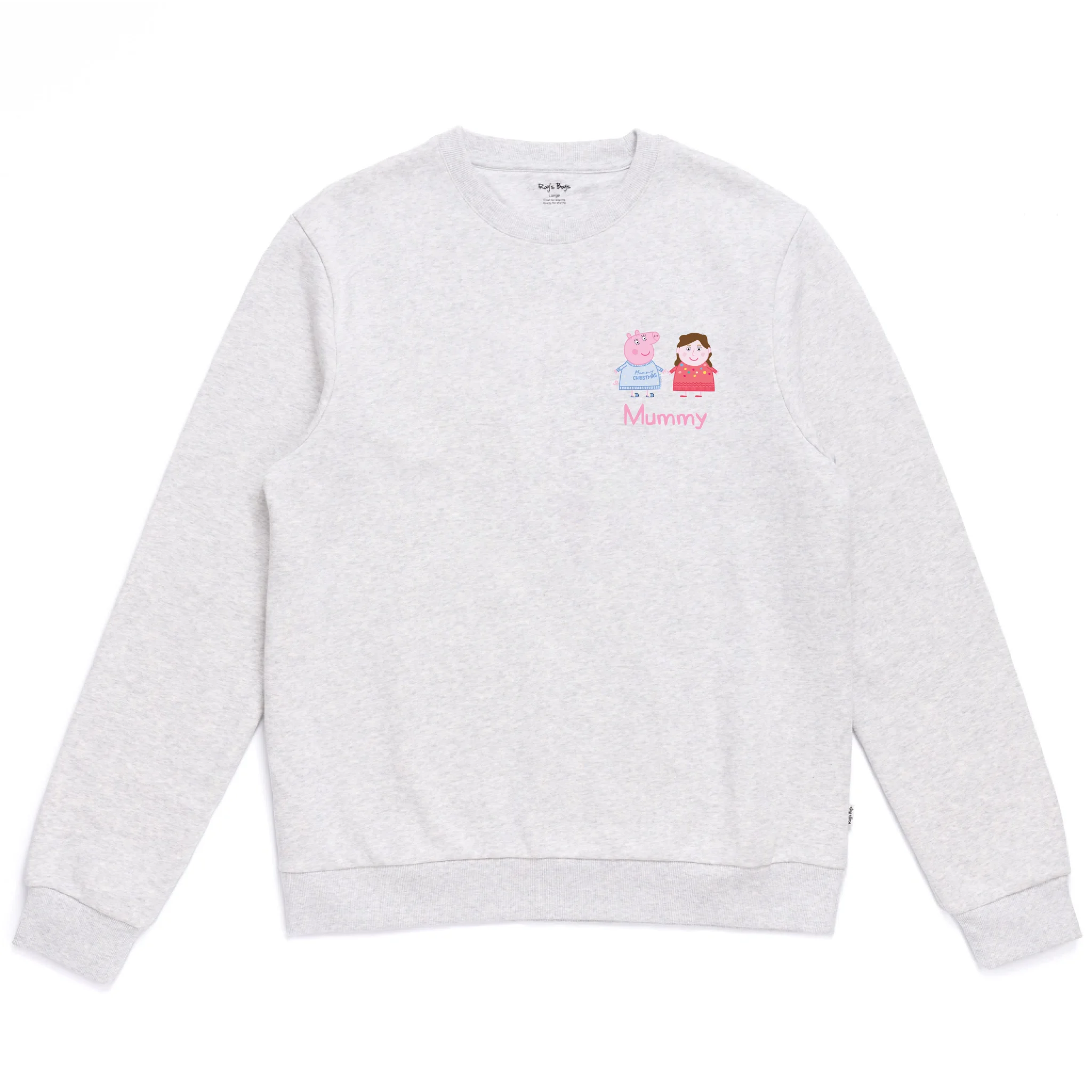 Personalised Person Christmas Peppa Pig Adult Sweatshirt