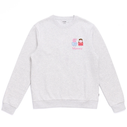 Personalised Person Christmas Peppa Pig Adult Sweatshirt