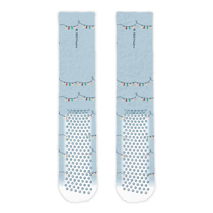 Personalised Daddy Pig Christmas Adult Cosy Socks