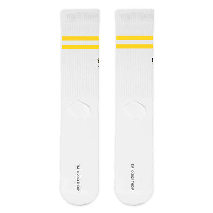 Personalised Mr. Men Football Slogan Adult Sports Socks