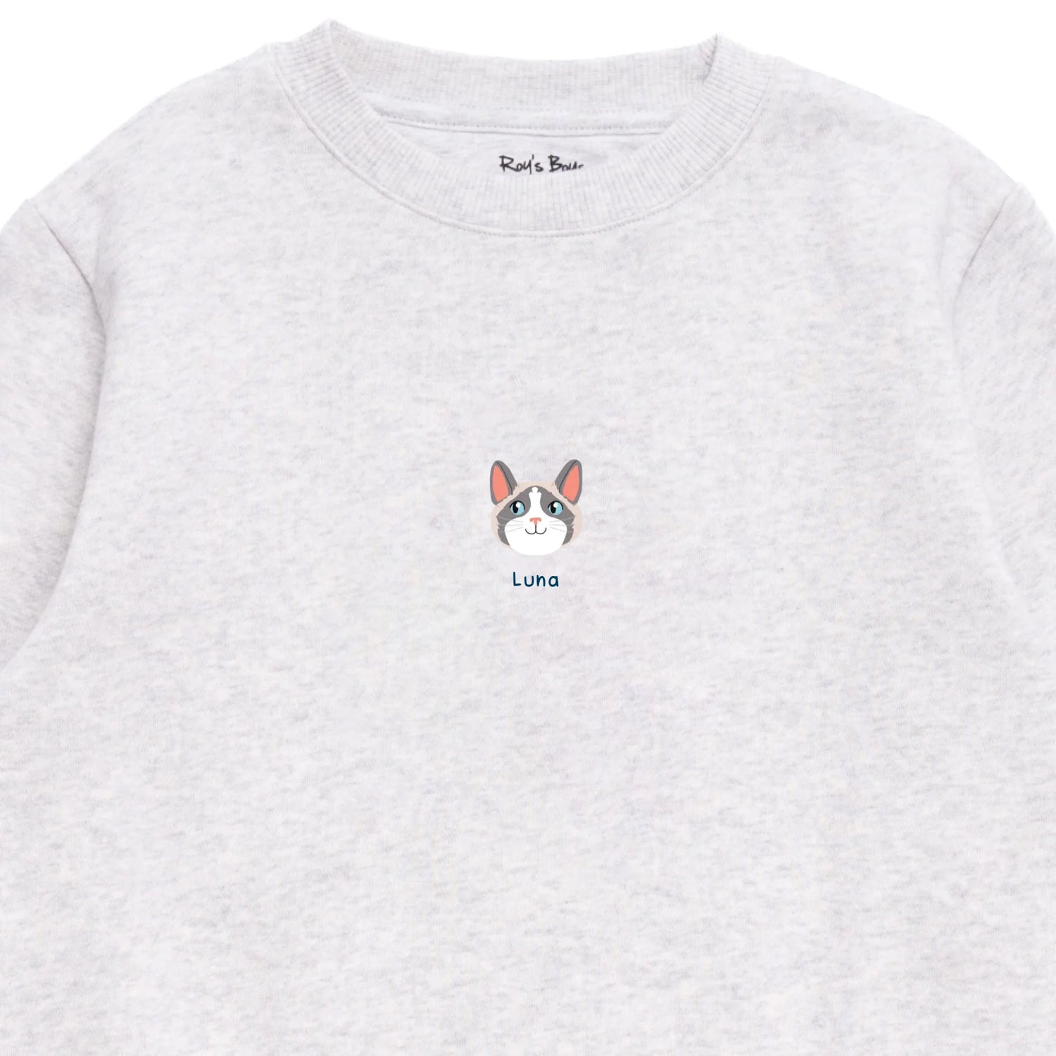 Personalised Build Your Own Cat Adult Sweatshirt