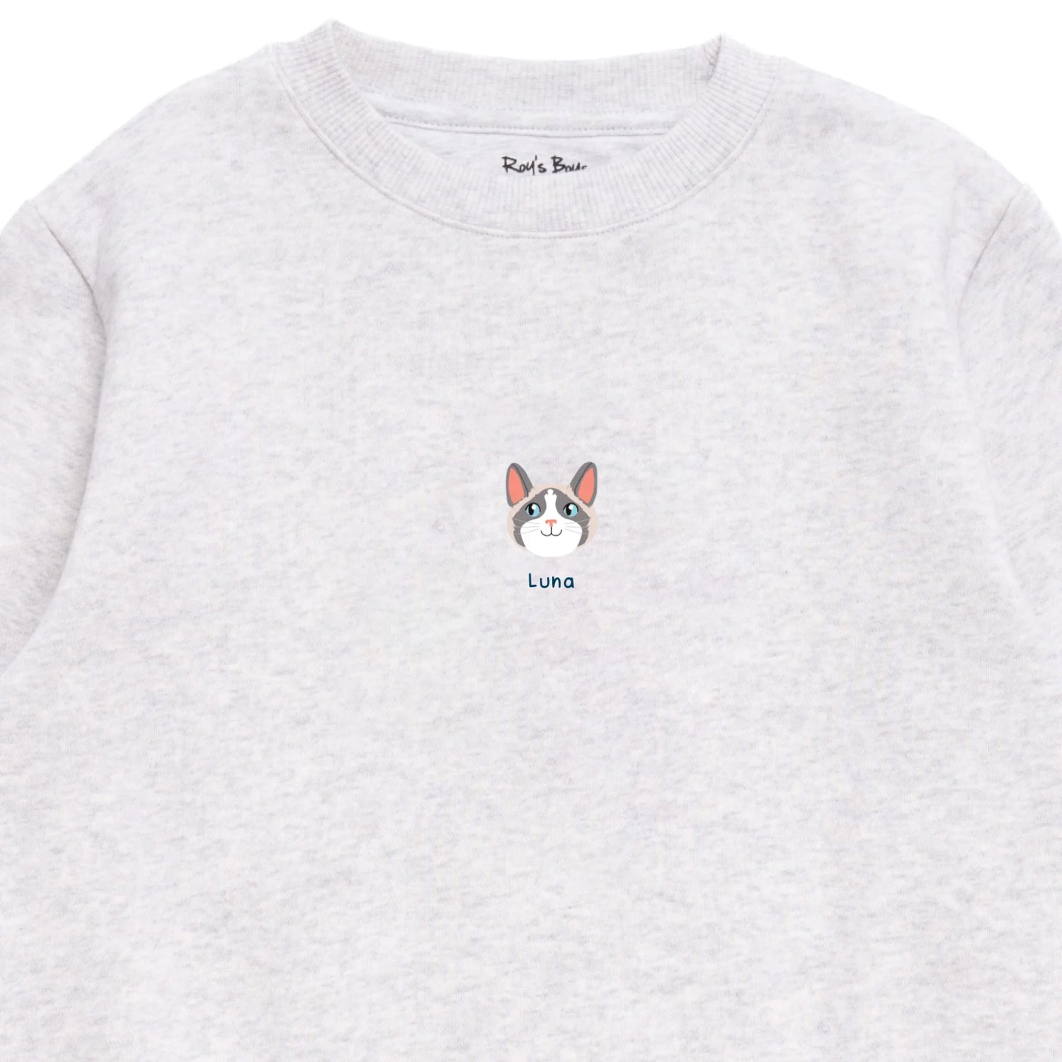 Personalised Build Your Own Cat Adult Sweatshirt