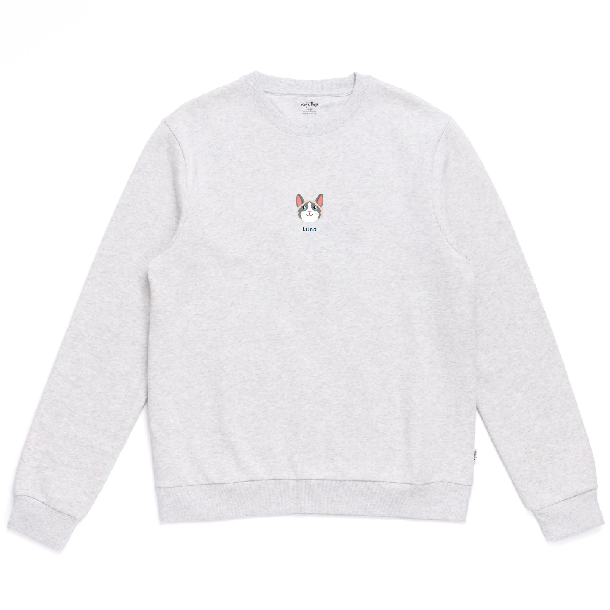 Personalised Build Your Own Cat Adult Sweatshirt