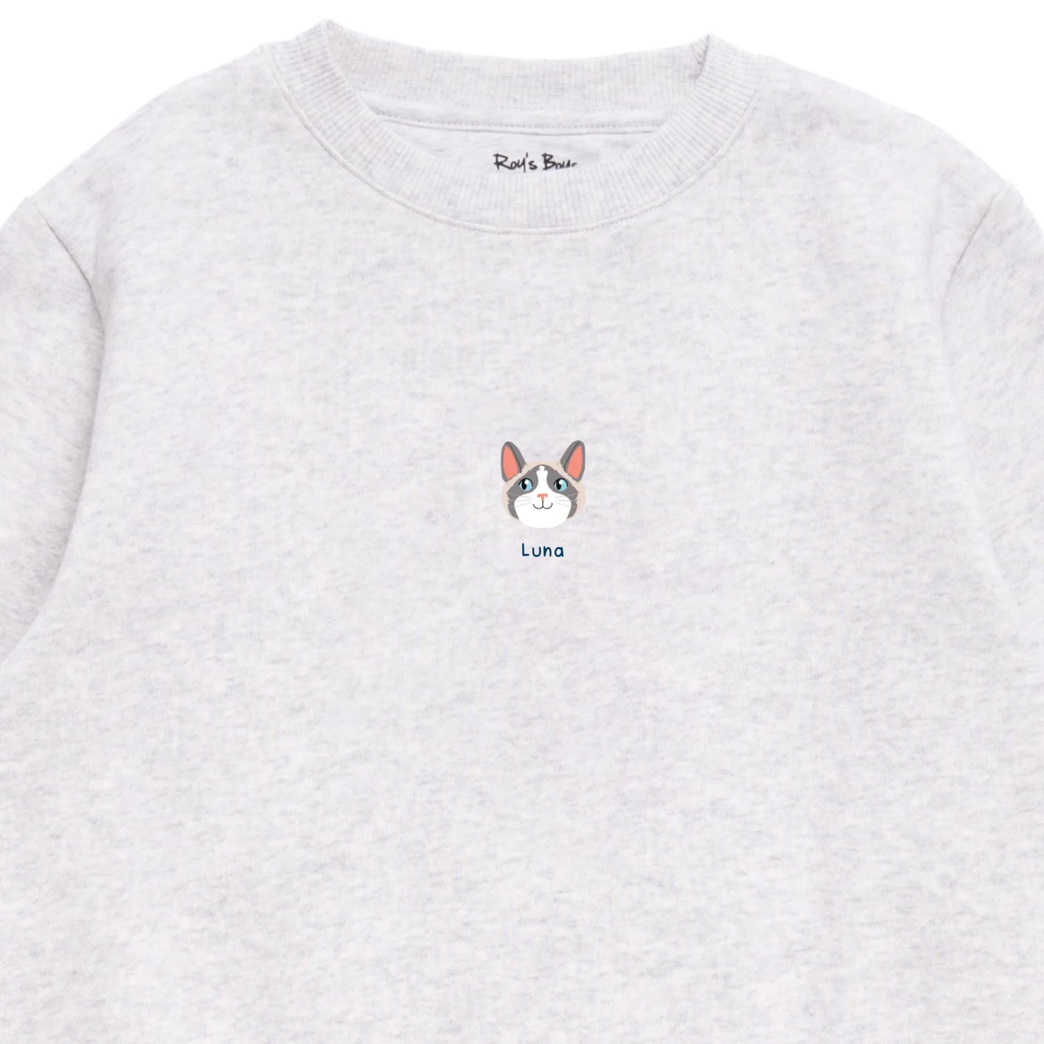 Personalised Build Your Own Cat Adult Sweatshirt