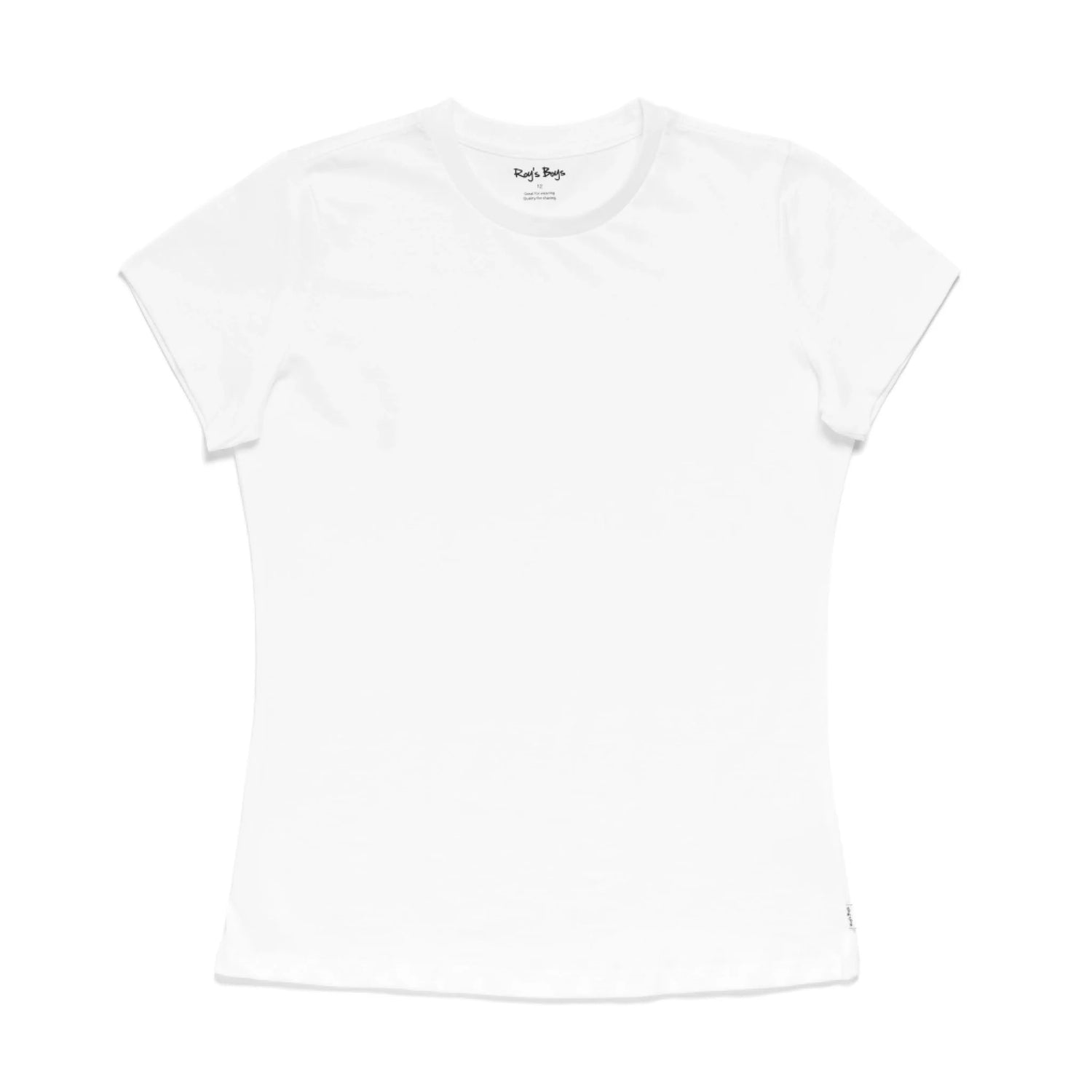 Roys Boys White T-Shirt Imagery_0004_Womens Front