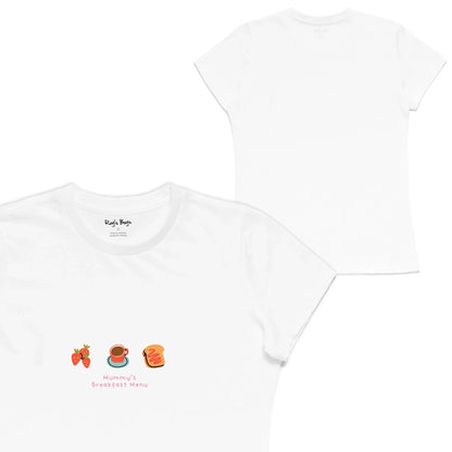 Roys Boys White T-Shirt Imagery_Womens Front and back