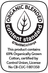 69% Organic Cotton
