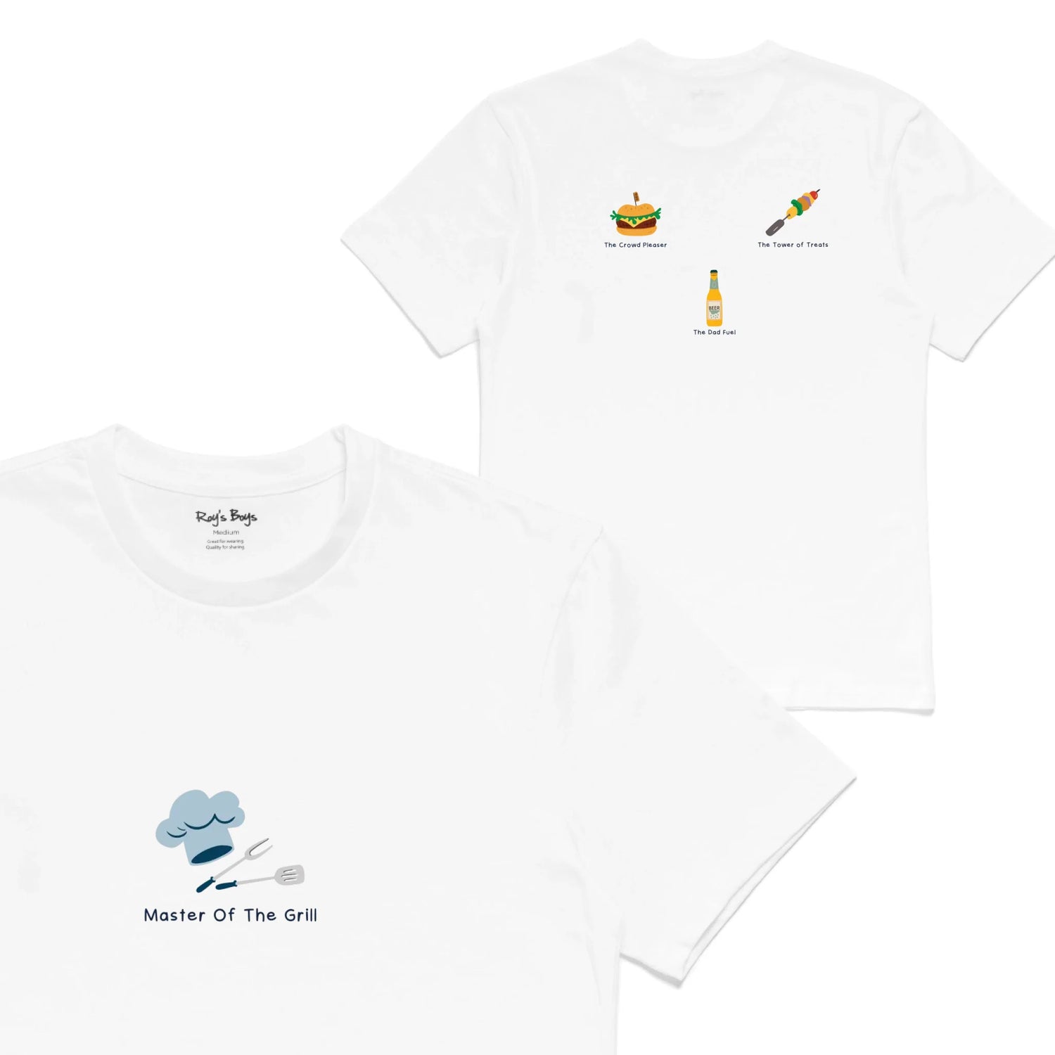 Roys Boys White T-Shirt Imagery_0001_Mens Back both-01