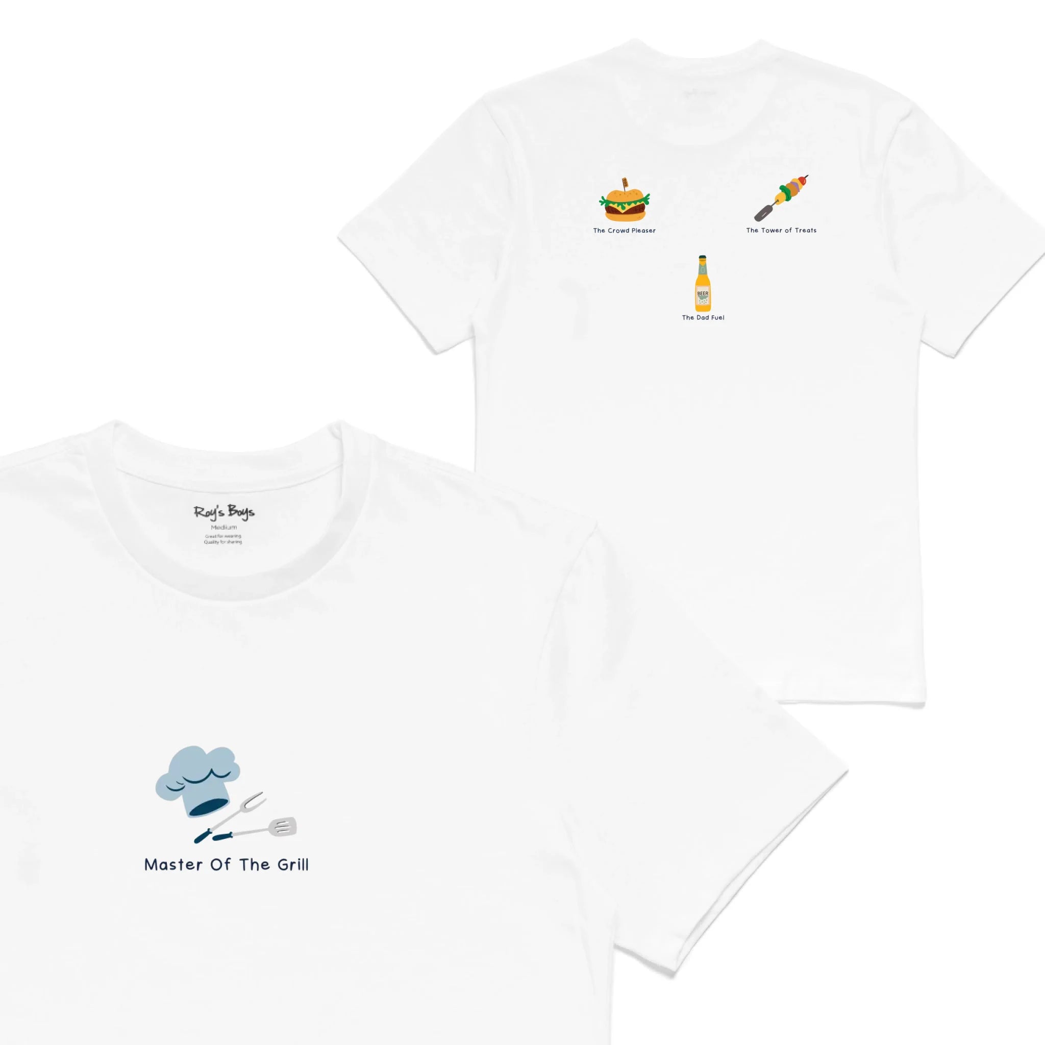 Roys Boys White T-Shirt Imagery_0001_Mens Back both-01