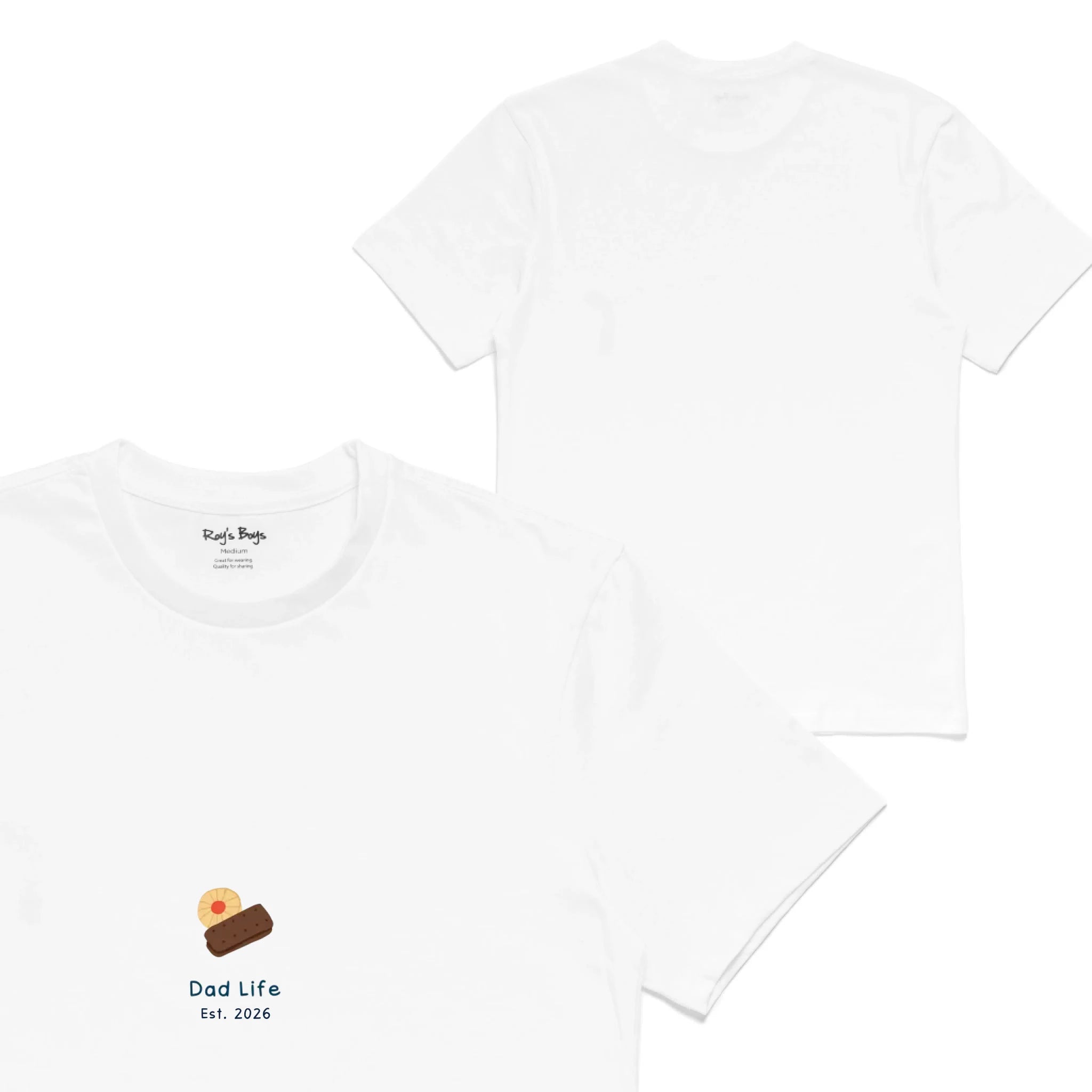 Roys Boys White T-Shirt Imagery_0001_Mens Back both-01