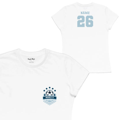 Roys Boys White T-Shirt Imagery_Womens Front and back
