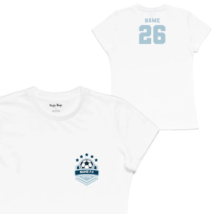 Roys Boys White T-Shirt Imagery_Womens Front and back