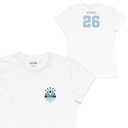 Roys Boys White T-Shirt Imagery_Womens Front and back